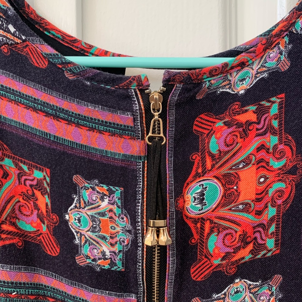 Cute Patterned Mini Dress / Top - Picture 8 of 8